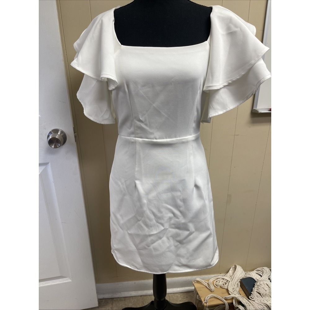 White Off Shoulder Dress Dee Dee Sold By Herringstones Boutique Heirloom Lined